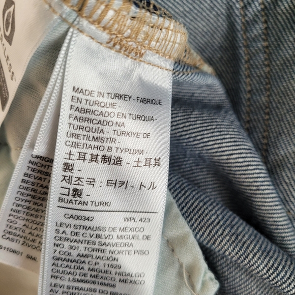 Levis Made & Crafted Womens Denim Jean 25 Full Flare High Rise Dark Blue New - Picture 4 of 11